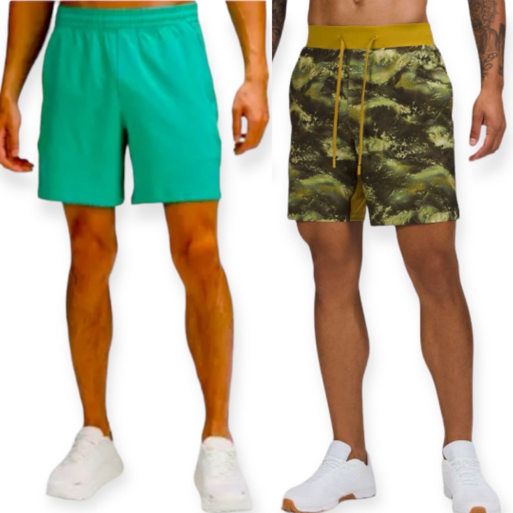 Lululemon 2 Men’s Shorts Pace Breaker Lined THE ShoRt Multi Color Size M